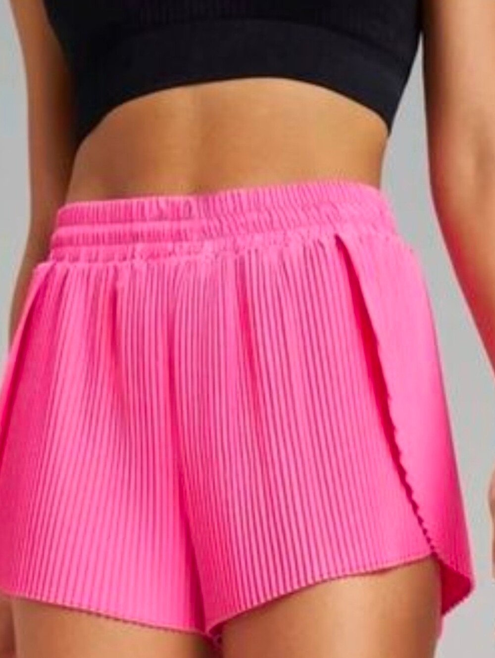 All in Motion Pink Pleated Athletic Shorts